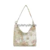 Shoulder Bags Handbags Women's shoulder bag painting floral printing casual canvas large capacity handbag women's fashion shopping bagstylishyslbags