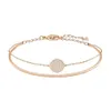 Bransoletka Swarovski Wysoka jakość kobiety połknięcia imbiru Rose Gold Racquet Bransoletka Women Ins Fashion