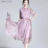 Basic Casual Dresses ZUOMAN Loose 4XL Plus Size Mulberry Silk Dress Spring Summer Vintage Pink Floral Elegant Women Bodycon Vestidos YQ231025