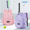 Bolsas al aire libre Mochila de tenis genuina YWYAT Bolsa de tenis de bádminton Bolsa de raquetas de bádminton Padel Squash Bolsas de raquetas de gran capacidad Bolsa deportiva 231024