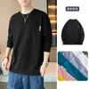 Men's T Shirts 2023 Fall Winter Men Long Sleeve T-shirt Fashion Cotton tröja