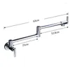 Bathroom Sink Faucets Vidric Brushed Nickel Single Handle Kitchen Faucet One Hole Cold Water Folding Washing Basin Taps