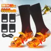 Calzini riscaldati riscaldanti per donna uomo caldo sci elettrico sport invernali piede