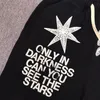 Broek voor heren Zwart Hell Star Sportbroek Klassiek Vlam Ster Letter Afdrukken Broek Amerikaans Hip Hop Casual Los Heren Bellsole 231025