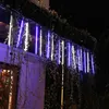 Kerstversieringen 1/2/3/4 stuks Waterdichte meteorenregen Regen LED-lichtslingers Buitentuin Kerstdecoratie voor thuis Boom Kerstverlichting 2024 231025