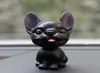 Car Dashboard Toys Decor Nodding Dog Car Ornament French Bulldog Shaking Head Cute Wobble Bobble Head Puppy Dolls Auto Accessory4711921