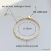 Chain Luxury Natural Pearl Bracelets for Women Gift Gold Color Beads Bracelet Simple Thin Femme Fashion Jewelry R231025