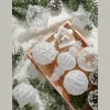 Kerstversiering Witte Kerstbal Champagne Glazen Bal Kerstornamenten Jaar Hangende Snuisterijhangers Kerstboomdecoratie Adornos Navida 231024