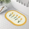 Carpets Bathroom Shower Mat Microfiber Bathtub Side Floor Door Entrance Mats Toilet Pet Rugs Doormat For Tulip Carpet