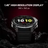 Orologi da polso T35 Orologio da chiamata Bluetooth 1.45 Frequenza cardiaca 100 Sport Outdoor Robusto IP68 Smart