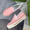 Designerskie buty tenniscasual Buty treningowe designerskie buty sportowe włoski luksusowy biały różowy klasyczny jacquard dżins vintage mężczyźni ślizgają się na slajdzie