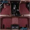 Premium Custom Fit bilgolvmattor för Honda Accord Civic City Vezel Crosstour CRZ CRV URV XRV HRV 3D mattan Liner Car-Styling Drop D