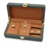 Boîte à bijoux, boîte de rangement européenne, boucle en métal, bague en microfibre, collier, pendentif, ensemble cadeau 231025