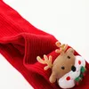 レギンスタイツの年の女の子のレッドキッズクリスマスストッキング幼児長靴