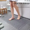 Badmattor Bath Anti-Slip Eldy och barn Anti-Fall Massage Foot Mat Waterproof Toalett Dusch Hollow Floor Mat Badrum Tillbehör 231024