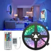 Andra evenemangsfestleveranser 510m 5050 RGB LED -strip Light DC12V 60LEDSM Färg Byt flexibelt bandpaket för hem vardagsrummet Bedroom Christmas DIY Deco 231025