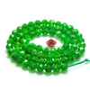 Loose Gemstones Natural Diopside Faceted Round Beads Wholesale Gemstone Semi Precious Stone Bracelet Necklace Diy Jewelry Making Design