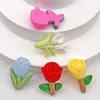 3D Rose Miniature Mini Resin Flower Mold for DIY Jewery Accessories Fake flowers Decoration 1222216