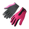 Cycling Gloves Outdoor Winter Warmer Touch Screen Cold Weather Waterproof Windproof Fleece Full Finger Size L (Black)