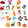 Puzzles 0-36M Cartoon Tier Verkehr Fuit Montessori Paarung Erkenntnis Puzzle Spielzeug Holz Jigsaw Karte Kinder BildungL231025