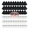 Éponges Applicateurs Coton 60Pcs Triangle Powder Puff Velvet Powder Puff Pizza Farines Mini Visage Maquillage Éponge Cosmétiques Lavable Maquillage Outil En Gros 231025