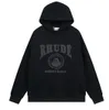 Rhude sweat à capuche hommes pulls à capuche pour hommes lettre imprimer à manches longues mode hommes femmes pull Hip Hop sweats à capuche marque sweats 178