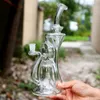 Vidro Bong Hookahs Chuveiro Percolador Bubble Smoking Rig Gravidade Tubulações de Água Tubos Grossos Dab Rigs Tabaco com Tigela de 14mm Atacado