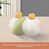 Vases 10 Pcs Christmas Spherical Bottle Anti-leak Bottles Clear Baubles Outdoor Transparent Juice The Pet Leakproof Gift Waterbottle