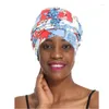 Etnische kleding Multi-gebruik sjaal Afrikaanse bedrukte hoofdband Wrap Tulband Cap Hoed Nigeriaanse India Lange staart hoofddoek Moslim Hijab Haarsjaals