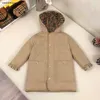 New autumn kids coat Checkered lining baby Jacket Size 100-160 Warm Hooded windbreaker for girl and boy Oct25
