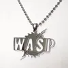 Chokers ICP Jewelry Stora Mens Wasp Pendant Wasp Charms Rostfritt stål Necklace Chain M 30 "231025