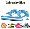 Erkekler kadın tasarımcı ayakkabıları düz spor ayakkabılar düşük panda beyaz siyah gri sis üçlü pembe üniversite mavi kırmızı aktif kurt gri sandddrift erkekler gai kutu ile