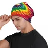 Casquettes de balle Swirl Tie Dye Mosaïque Vent Sports Cyclisme Mode Collocation Forme de chapeau tricoté qui montre la personnalité