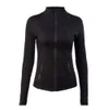 Yoga-Outfit lu yoga Lu-088 Yoga-Jacke für Damen, definieren Sie Workout, Sportmantel, Fitnessjacken, Sport, schnell trocknend, Activewear-Oberteil, solides Sweatshirt mit Reißverschluss, Sportbekleidung, 2022, heißer Verkauf