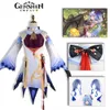 Cosplay Genshin Impact Ganyu Cosplay Game Animation Corner Outfit Anime Costume Uniform Wig New Character Rollplaying Set Unisex