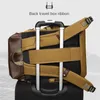 Mochila masculina forte sacos estilo retro bolsa para portátil grande capacidade mochila de viagem à prova dwaterproof água mochilas estéticas