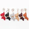 2023- Fashion Keychain Designer Keychain Purse Pendant Bag Dog Design Luxury Doll Chain Keychain 6 Färger tillgängliga