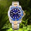 MENS Titta på Design Luxury Automatic Movement Watch Rose Gold Dial Size 40mm 904L Rostfritt stål Rem Sapphire Fall Lysande vattentäta mekaniska klockor