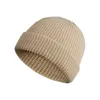 Beanie Skull Caps Maschere da ciclismo Moda Hip Hop Beanie Cappello lavorato a maglia Uomo Skullcap Donna Inverno caldo senza tesa Baggy Melon Cap Cuff Docker Fisherman Berretti Cappelli 231025