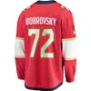 Nya ankomsthockeytröjor Aleksander Barkov Matthew Tkachuk Ryan Lomberg Carter Verhaeghe Sergei Bobrovsky Player Jersey - Red White