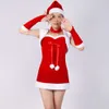 Cosplay Weihnachtskostüm Damen Designer Cosplay Kostüm Roter Umhang Weihnachten Damen Themenkleidung Neujahr Robe Set Rock Cos Kaninchen Mädchen Dienstmädchen Kleid