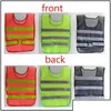 Reflective Safety Supply Wholesale High Visibility Vest Clothing Hollow Grid Vests Warning Working Construction Drop Deliver Deliver Dhudt