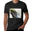 Polos Masculinos Abstract World 003 Camiseta Curta Roupas Fofas Roupas Masculinas