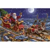 Noel dekorasyonları diy Noel Baba 5d elmas boyama tam karayolu kare karikatür diamont nakış çapraz dikiş Noel hediye ev dekor 231025