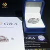 Zuanfa Men Hip Hop Rings 925 Sterling Silver Jewelry VVS Moissanite Diamond Ring with GRA証明書