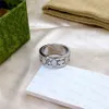 Designer ring mode unisex par ringar skelett design för man kvinnor olika bredder bröllop smycken gåvor 5 stil hög kvalitet