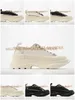 Chaussures de créateurs Hommes Femmes Sandales Classique Noir Blanc Beige Chaussures Casual Mode Polyvalent Extérieur Semelle Épaisse Chaussures Marque Lace Up Flats