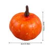 Decoratieve bloemen 2023 Mini kunstmatige Halloween Pumpkin Decor Simulatie Groente Diy Craft Party Prop Farmhouse Harvest