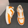 CEes LINEes Orange Couples Wear Luxury Men's Women Casual Sports Shoes Rubber Outsole Anti-slip Wear Unisex