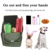 Zaino per trasportini per cani Imbracatura tattica Borsa per accessori classica per attrezzi Snack per cuccioli Gilet portatile per allenamento all'aperto